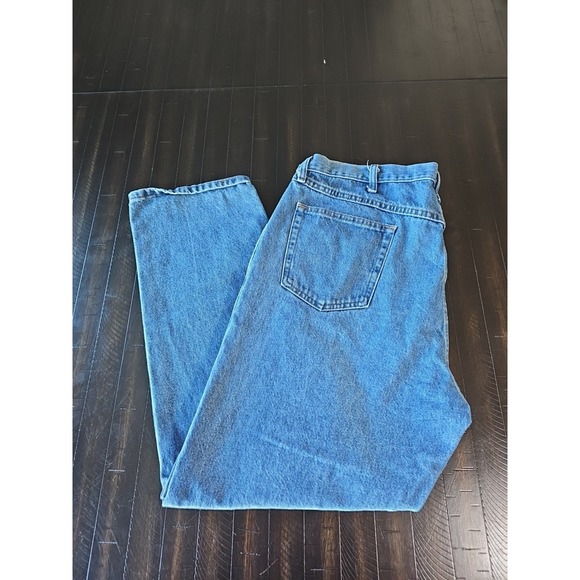 Rustler Men's Blue 100% Cotton Straight Leg Denim Jeans Regular Fit Size 42X30 - Picture 5 of 14